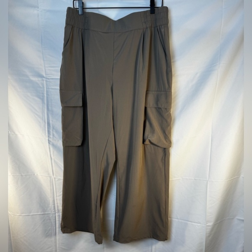 JoyLab Brown Cargo Pants Wide Leg Utility Style Size L